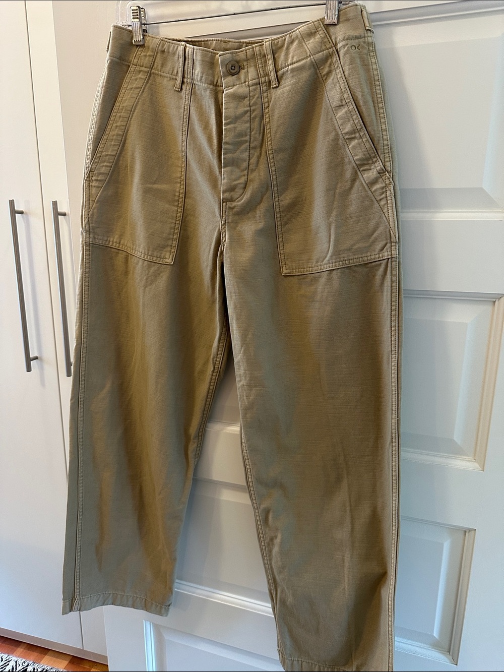 Outerknown women’s utility pants in Khaki size 8 - Picture 1 of 8